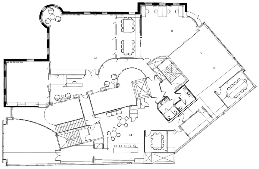 179 Promenade du Portage 2nd Floor Forum Floor Plan — 8,289 sq ft meeting-ready office Gatineau